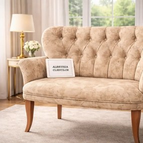 Canapea 2 locuri Berta Homs, bej