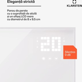 Klarstein Wonderwall Smart Bornholm, încălzitor cu infraroșu, 120 x 100 cm, 1200 W, aplicație