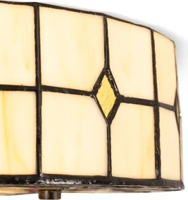 BRILAGI - Tiffany lampă de tavan cu vitralii FOLIA 2xE27/60W/230V Ø 40 cm