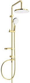 Mexen X05 coloană de duș, Aurie/Albă - 798050591-50