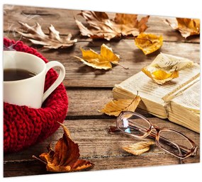Tablou - Ceainărie de toamnă (70x50 cm)