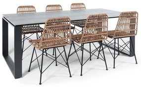 Set mobilier de grădină cu masă Strong și scaune Gabriela Bonami Selection