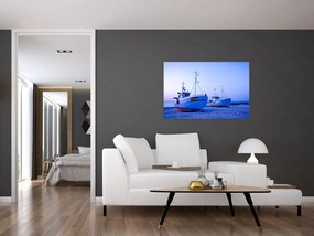 Tablou - Debarcarea în amurg (90x60 cm)