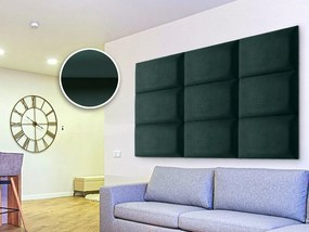 Panou tapițat Soundless 40x30 cm (verde închis). Promo -6%. 1068529