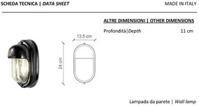 Aplica de perete design retro realizata manual din ceramica VINTAGE