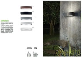 Aplica cu iluminat up-and-down IP55 ANDROMEDA AP2 COFFEE 163550