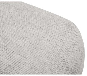 Taburet gri deschis Matera – Cosmopolitan Design