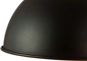 Lumină de tavan cu umbră, negru 60 W, 230 V