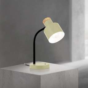 Lampa de birou Gili verde deschis