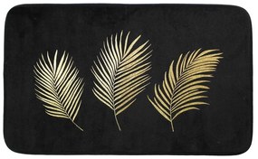 Covoraș de baie negru-auriu 45x75 cm Orbella – douceur d'intérieur