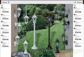 Stalp exterior H-105cm, IP43, auriu antic Velence 8240 RX