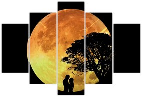Tablou cu umbre în lumina lunii (150x105 cm)