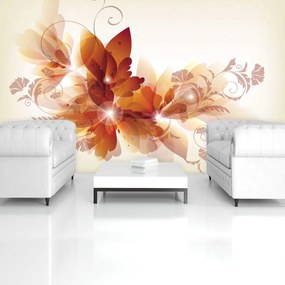 Fototapet - Arta din flori - abstact (152,5x104 cm)