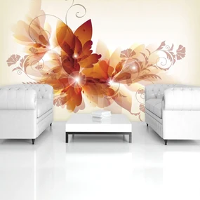 Fototapet - Arta din flori - abstact (152,5x104 cm)