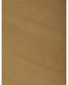Set de masă din lemn masiv, 5 piese, stejar, alb