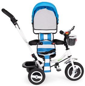 Tricycle tricycle tricycle swivel awning with durable tyres blue