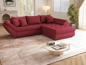 Colțar extensibil dumonde cu ladă de depozitare si sezut confortabil din spuma high-density, Loana Enjoy Winery II 270x185 cm