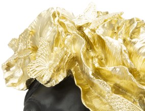 Mauro Ferretti Statuie Femeie Cu Fluturi Pe Cap cm 21X20X36,5 | Aosom Romania