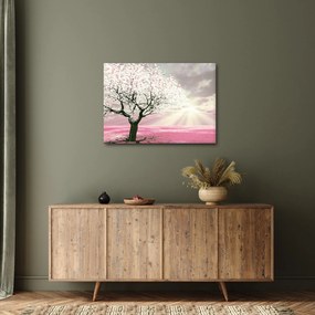 Tabloul copacului roz (70x50 cm)