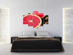 Tablou cu grapefruit tăiat (150x105 cm)