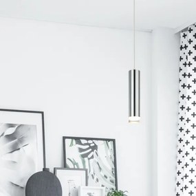 Lustră pe cablu ARMIN 1xGU10/10W/230V crom lucios