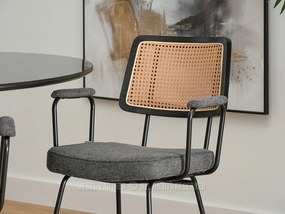 Scaun Cleo (grafit + negru). 1110977