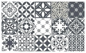 Set 15 autocolante de perete Ambiance Wal, 10 x 10 cm