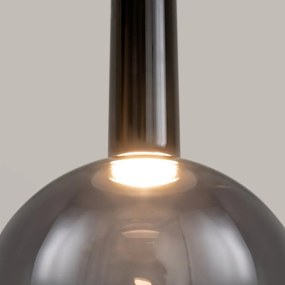 Lustra/Pendul LED design decorativ Nebula 25cm negru