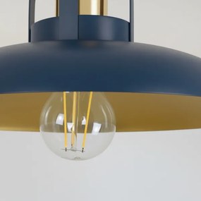 Lustră aplicată Brilagi FLAMENGO 1xE27/60W/230V albastru