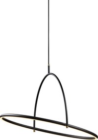 Halo Design 749546 - Lustra LED dimabilă TILT, suspendată pe cablu, LED/40W/230V, Ø 60 cm, negru
