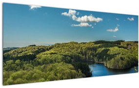 Tablou - Lac montan (120x50 cm)