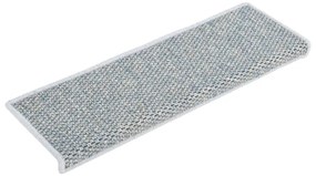 Covorase scari autoadezive, 15 buc. albastru 65x25 cm, sisal 15, Albastru, 65 x 25 cm