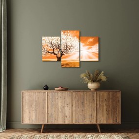 Tabloul cu pomul portocaliu (90x60 cm)
