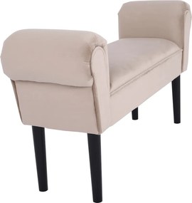 Bancă, catifea Velvet, grej/negru, BURDA