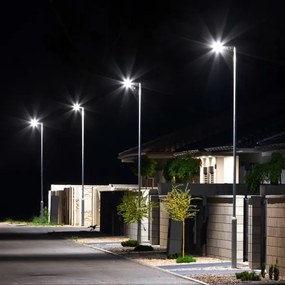 Lampă stradală solară LED VIA 200W/20000mAh 3,2V 6000K IP54 + DO