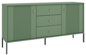 Comodă LUE verde/negru