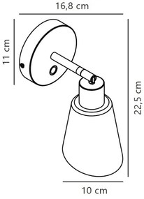 Spot de perete Nordlux MOLLI 1xE14/25W/230V