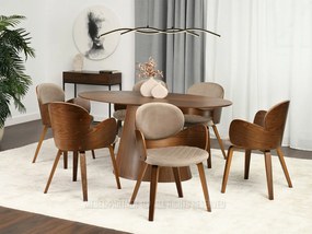 Scaun Aimee K (bej + nuc). 1110883