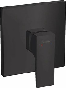 Baterie dus incastrata Hansgrohe Metropol negru mat