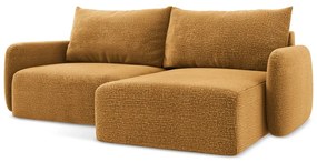 Colțar portocaliu extensibil/cu spațiu de depozitare (cu colț pe partea dreaptă) Kalena – Makamii