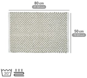 Covoraș de baie bej din material textil 50x80 cm Covelo – Wenko