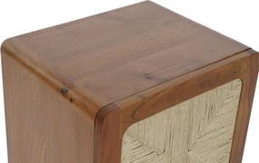 Noptiera din lemn de acacia, " Savanah "