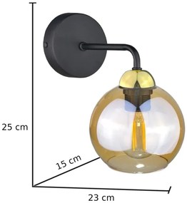 Aplică MELLE GOLD 1xE27/60W/230V