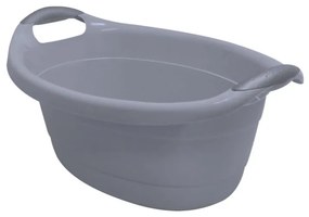 Lighean cu manere 14L, gri, Kaja