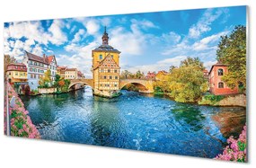 Panouri de sticlă Germania poduri râu vechi oraș
