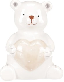 Decorațiuni de Crăciun Ursuleț cu inimă,10 cm