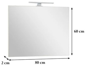 Oglindă Cube 80