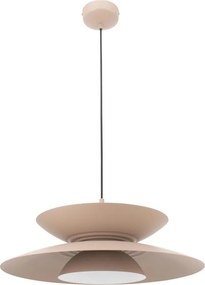 MAXLIGHT P0698 - Lustră LED suspendată pe cablu MAYUMI LED/12W/230V Ø 50 cm CRI 96 bej