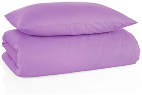 Lenjerie de pat din bumbac Culoare violet , 140 x200 cm, 70 x 90 cm