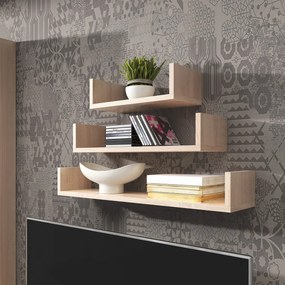 Set 3 buc. rafturi Cyzara 004 (stejar sonoma). 1053870